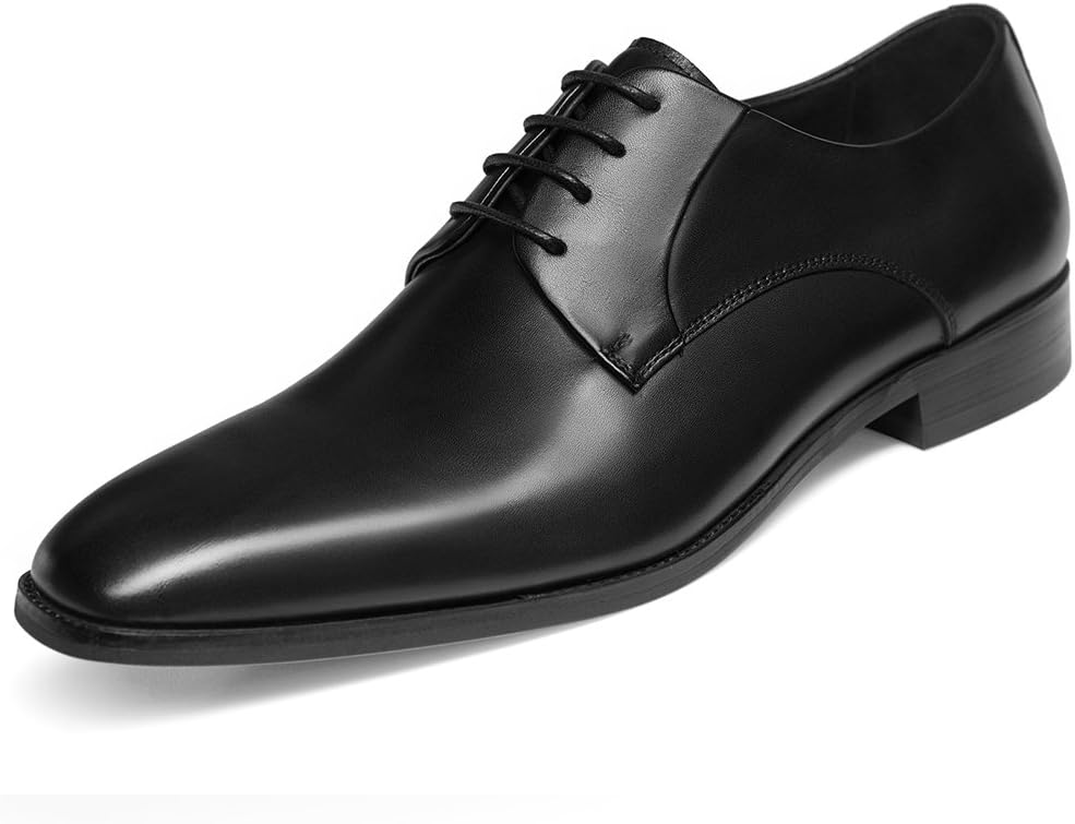 Men’s Handmade Leather Modern Classic Lace up Leather Lined Perforated Dress Oxfords Shoes